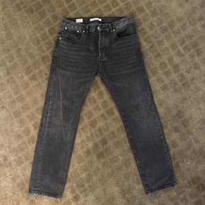 pacsun men’s black vintage loose jeans